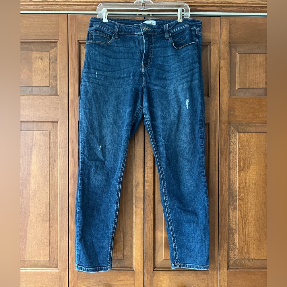 Studio Dark Blue Straight Leg Jeans